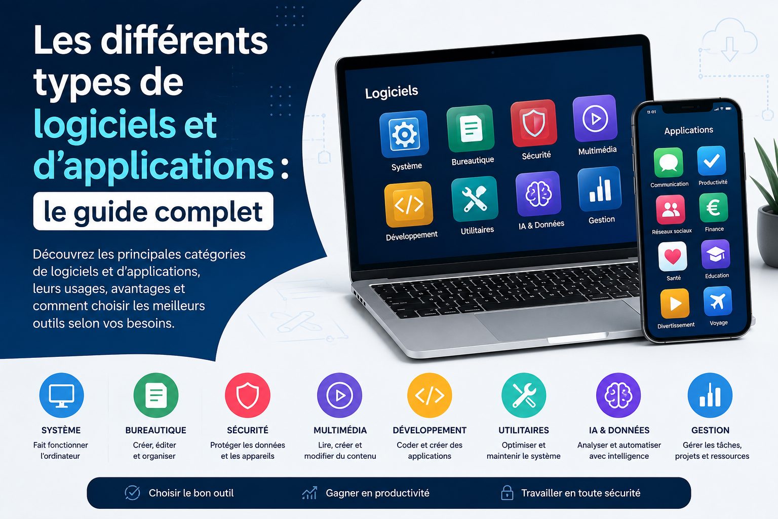 Les différents types de logiciels et d'applications le guide complet